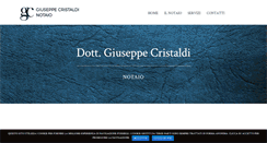 Desktop Screenshot of notaiocristaldi.com